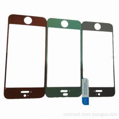 Color tempered glass screen film for iPhone 5 5s 5c